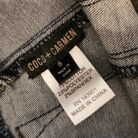 NWT Coco + Carmen OMG Skinny Ankle Jeans Size Small - Picture 6 of 10